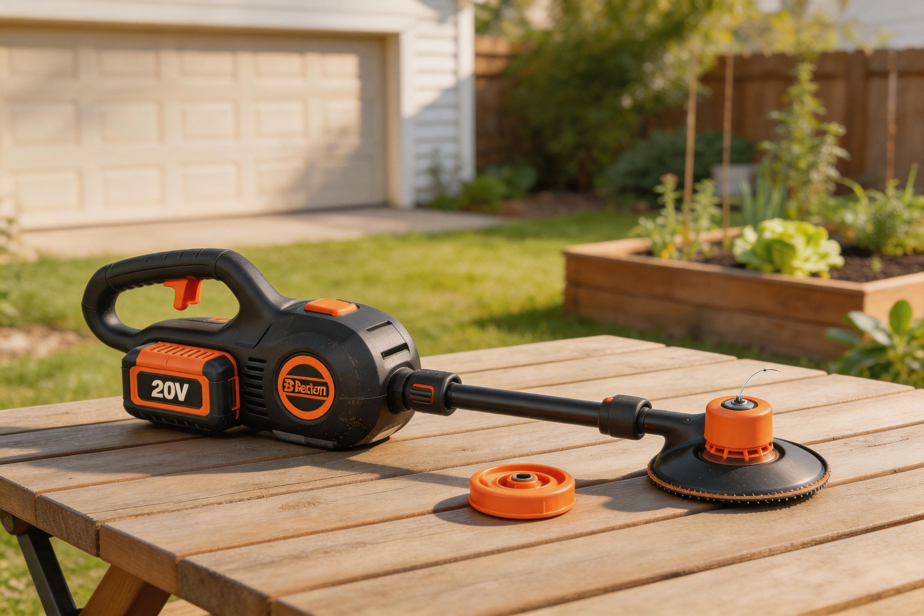 Black+Decker LST300 AFS spool reload yard guide