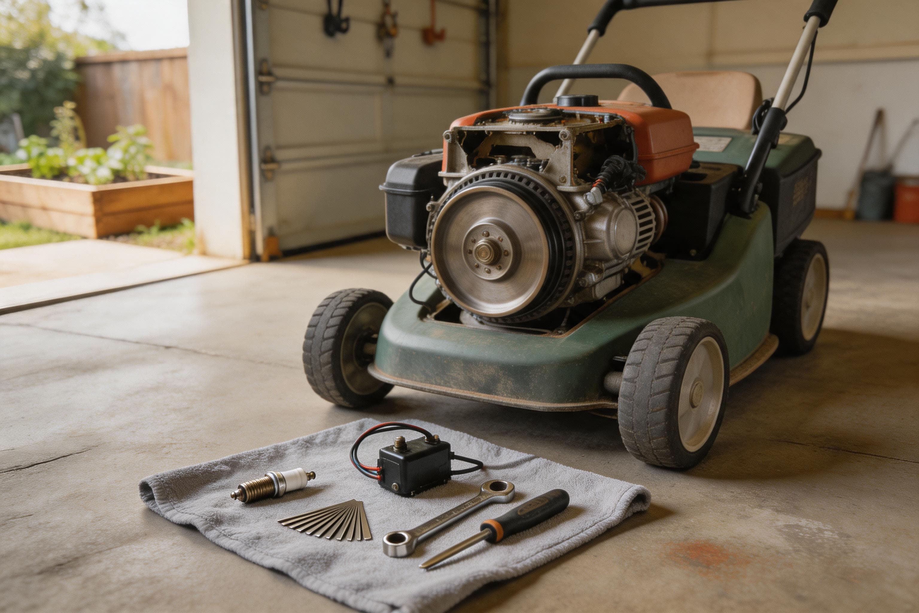 How to diagnose a bad mower ignition coil before ordering one