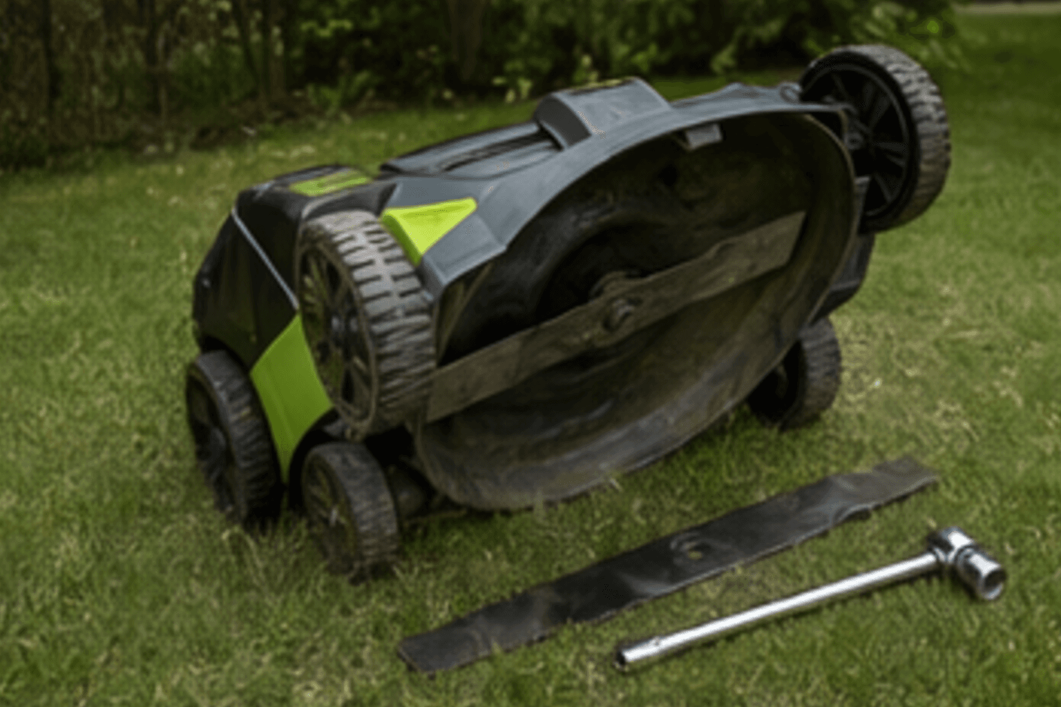 EGO 56V mower blade suburban yard replacement manual